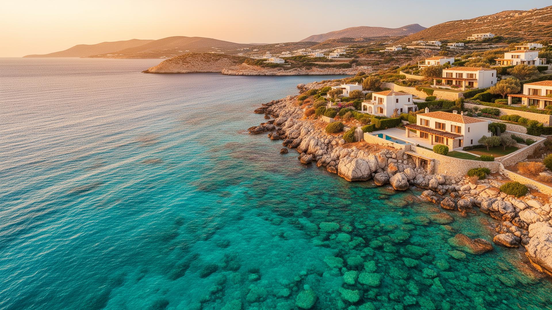 Luxury vacation rental in Crete with sea views